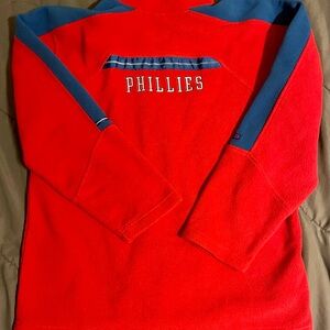 Red and Blue Phillies Fleece Pullover